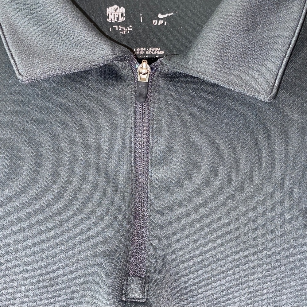 Nike Dri-Fit Dark Gray San Francisco 49ers Coach Style Polo - Picture 5 of 10